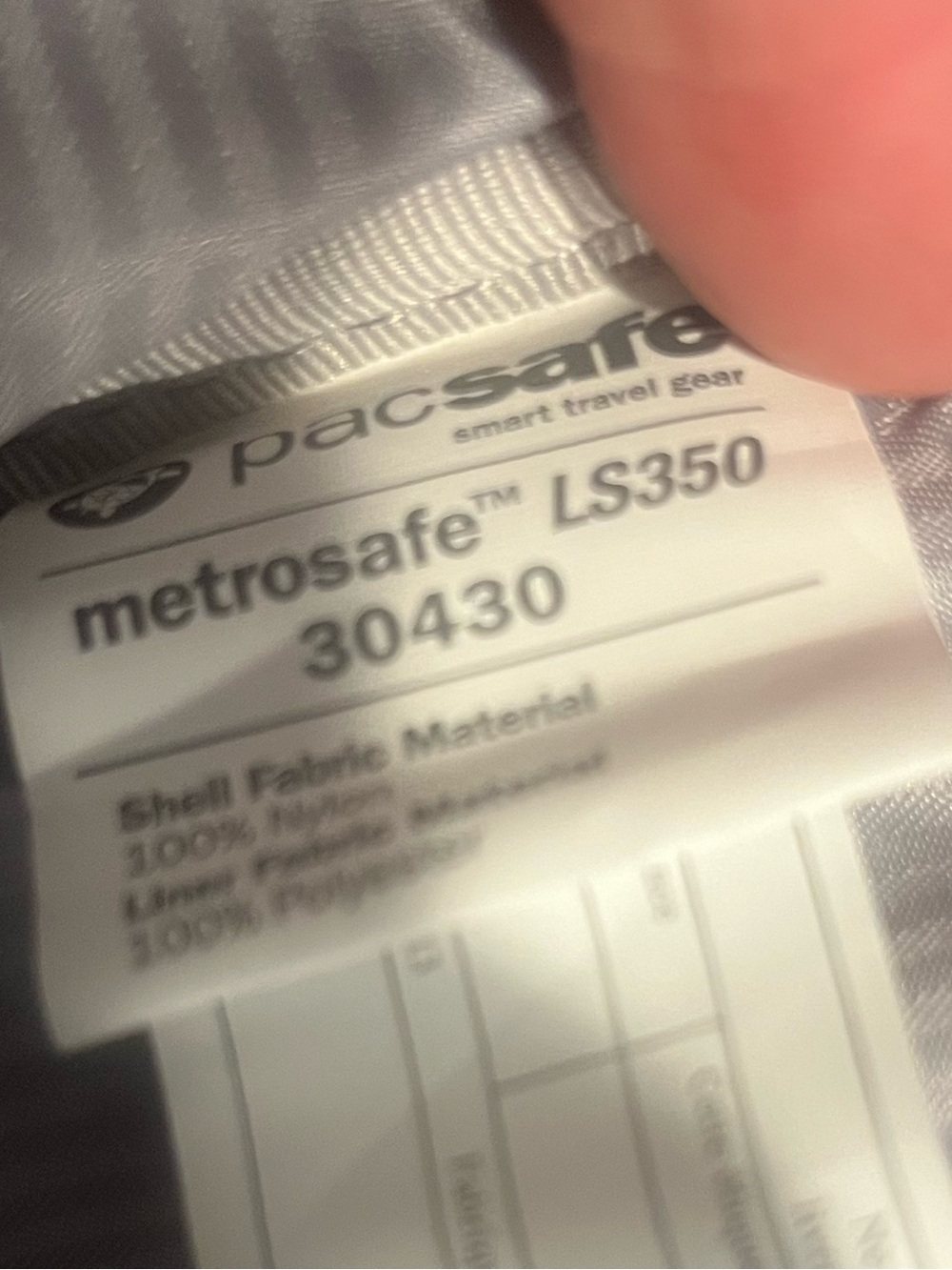 NWT Pacsafe Metrosafe LS350 Anti Theft 15L Backpack - Picture 4 of 5